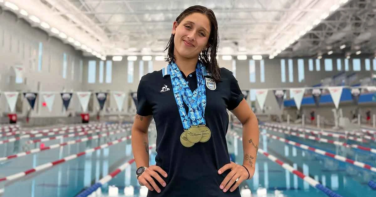 Agostina Hein, la reina acuática que se coronó de gloria con varios récords batidos 1 destacada Agostina Hein nadadora olimpica Credito instagram @hein agostina