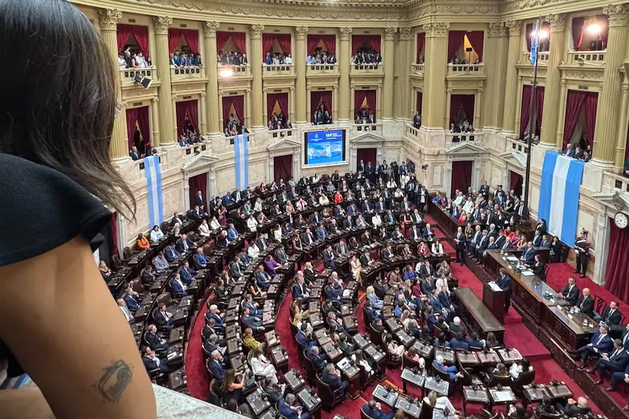 Nueve meses de reformas: el anuncio de Milei en una Apertura de Sesiones atravesada por gritos y tensiones 2 Apertura EFE