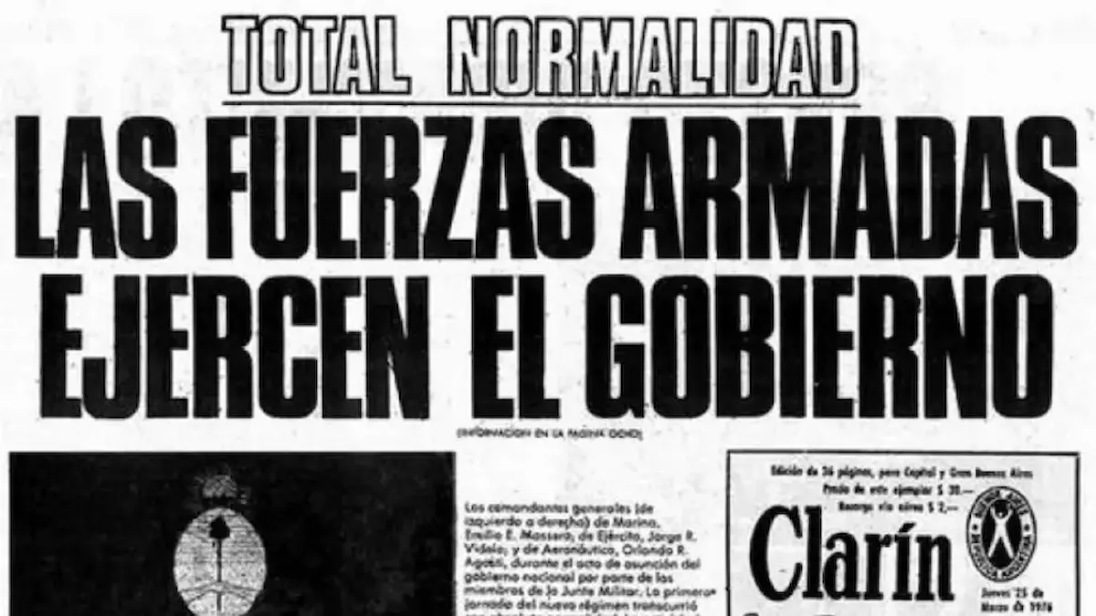 A 50 años: el rol de la prensa en la dictadura militar 1 Clarin Prensa Dictadura