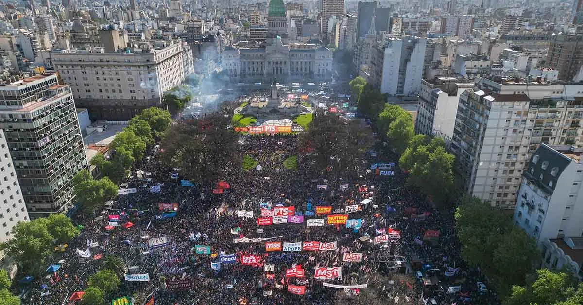 Nuevo paro de las universidades nacionales contra el ajuste de Javier Milei 2 Marcha federal universitaria