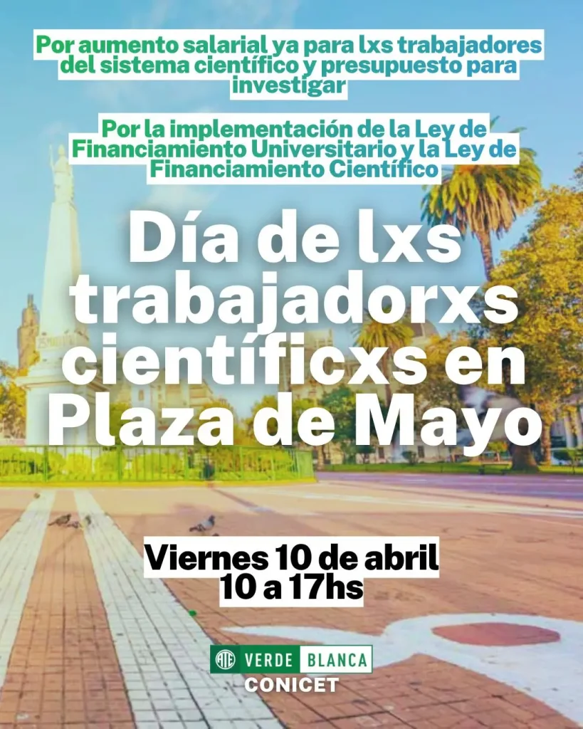 Clases y protestas en la Plaza de Mayo: crece el conflicto universitario 2 protestas