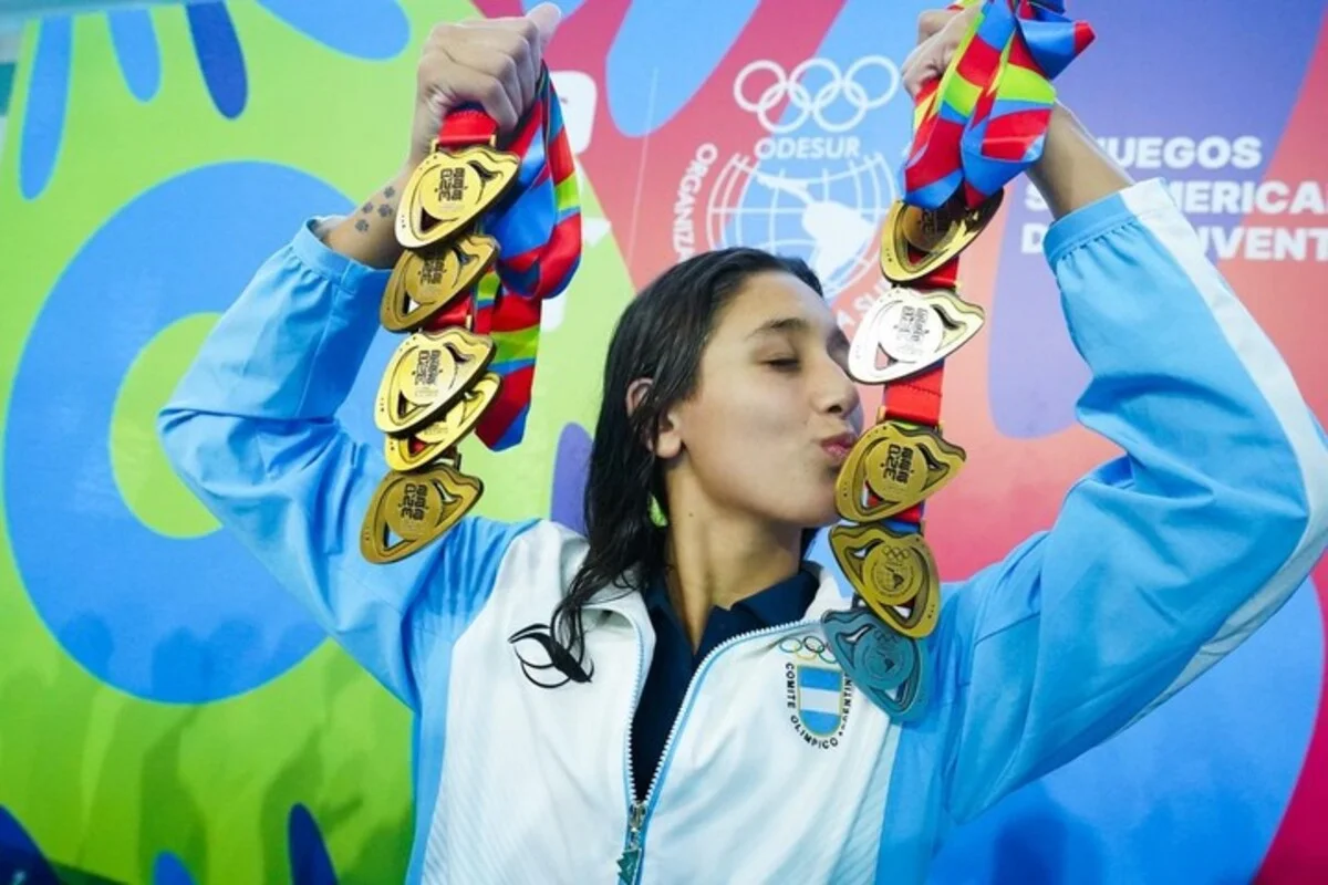 Agostina Hein brilló en Panamá y dejó bien alto la natación argentina 1 Destacada. Creditos. Ole 2