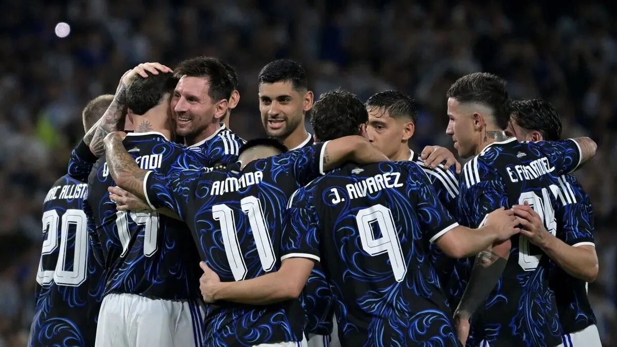 La Selección Argentina recuperó la memoria con una contundente goleada sobre Zambia 1 Destacada. Creditos. TyC Sports 1