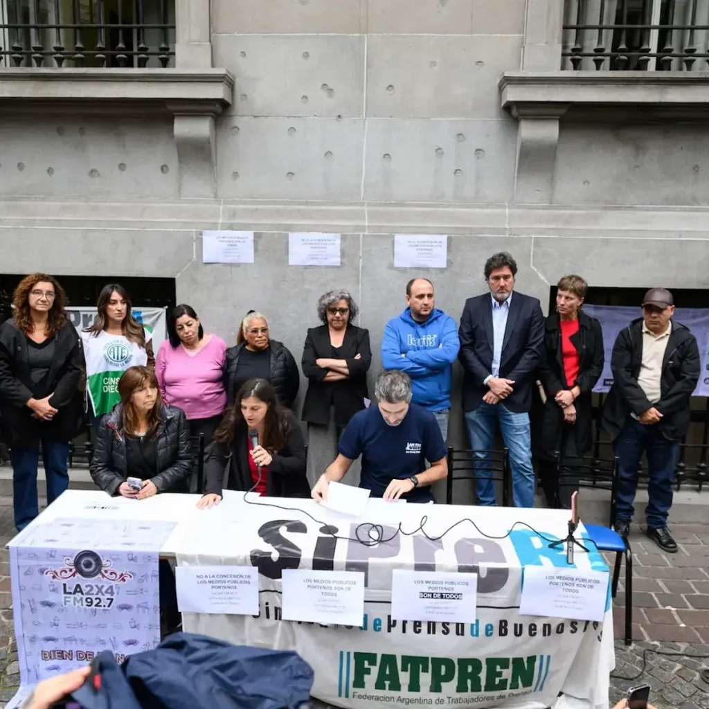 Festival de tango en defensa de los medios públicos porteños 2 Hoy los trabajadores y trabajadoras de los medios publicos realizamos conferencia de prensa en 1 1