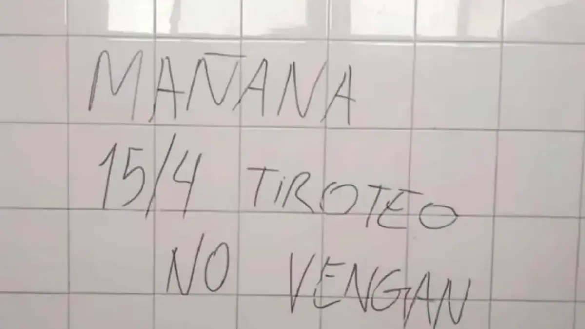 Alerta en escuelas por mensajes de tiroteos y paro secundario en reclamo de respuestas 1 escuelas