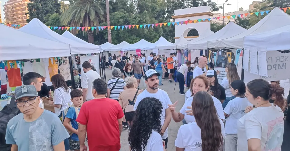 Una jornada solidaria y de intercambios en Parque Rivadavia 1 jornada
