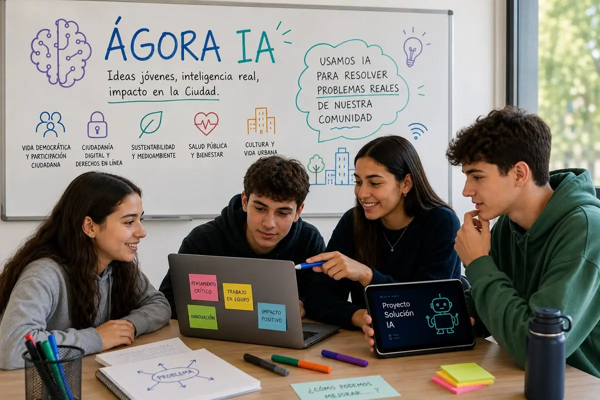 Ágora IA: estudiantes porteños desarrollarán proyectos con inteligencia artificial para mejorar la Ciudad 2 Agora IA inteligencia artificial