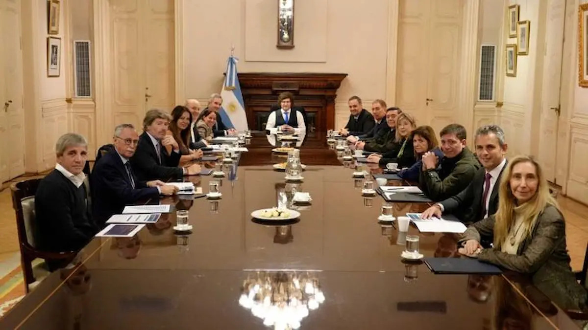 Manuel Adorni brindó una conferencia de prensa sin responder preguntas 3 Gabinete Adorni Milei