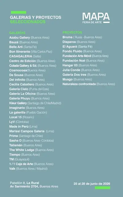 MAPA abre sus puertas en La Rural con más de 400 artistas y una apuesta regional al arte y el diseño 4 MAPA
