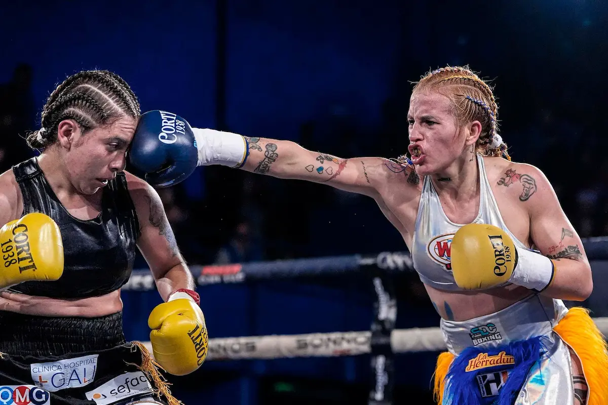 Una pelea inolvidable: Baumstarh venció a Bustillos y es la nueva campeona mundial interina 3 Nota baumstarh Foto 3 Boxeo de Primera