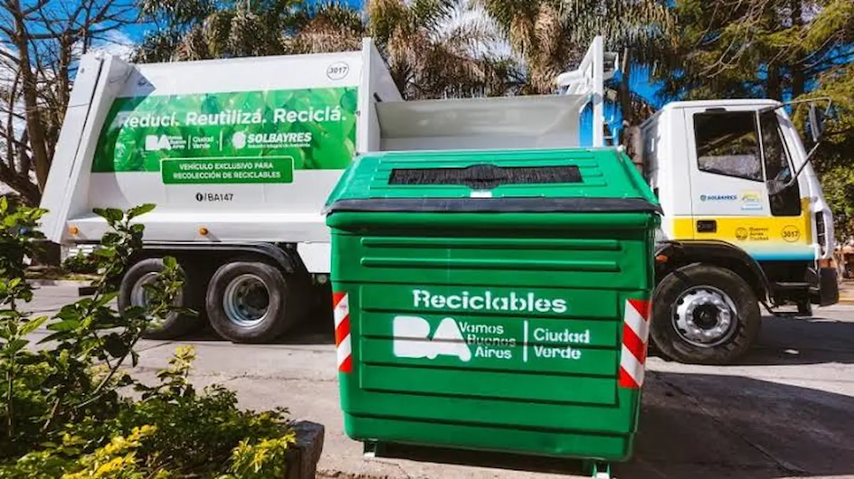 Cómo será el nuevo esquema de recolección de residuos secos en la Ciudad 1 residuos