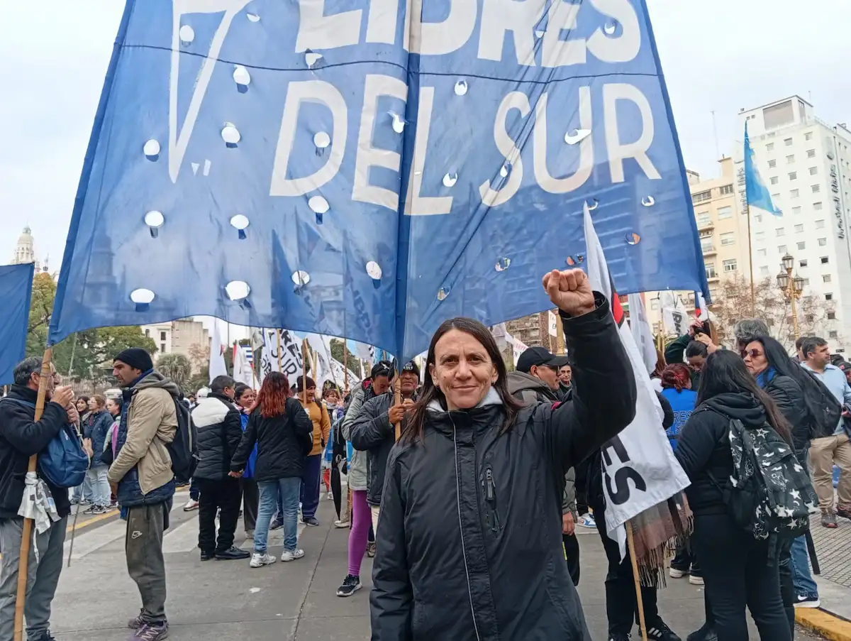 Jornada nacional de lucha: Organizaciones sociales marchan contra la eliminación de Volver al Trabajo 2 Silvia Saravia