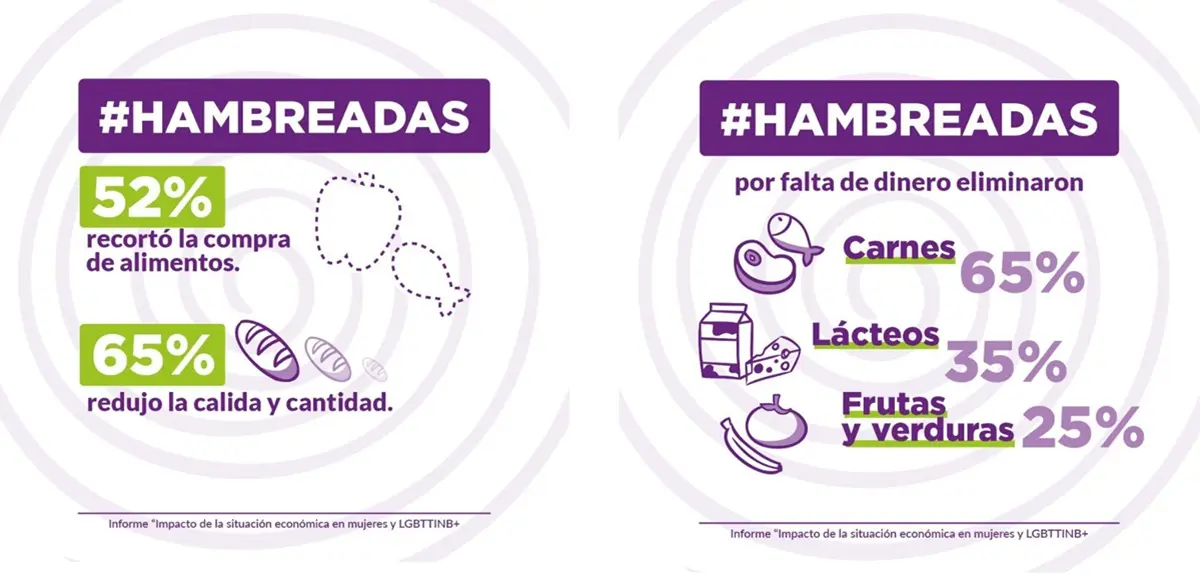 "Futuro en pausa": el informe de MuMaLá grafica el ajuste de Milei sobre mujeres y diversidades 3 mujeres
