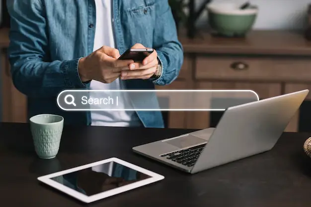 Cómo está cambiando el marketing en la era de la IA 2 concepto pagina inicio barra busqueda 23 2150040204