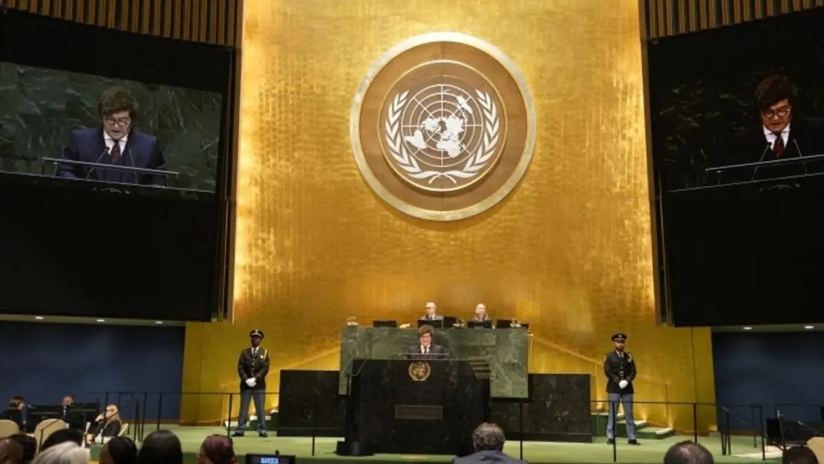 Milei ante la ONU: reclamó por Malvinas, cuestionó al organismo y presentó a la Argentina como polo de inteligencia artificial 2 Milei