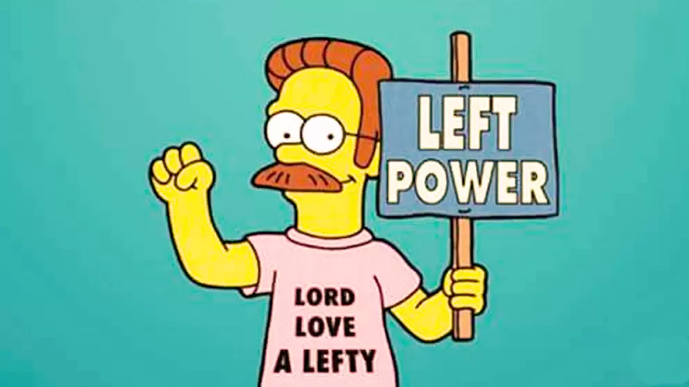 13 de agosto: Día Internacional del Zurdo 3 Ned Flanders editada lucas carballo