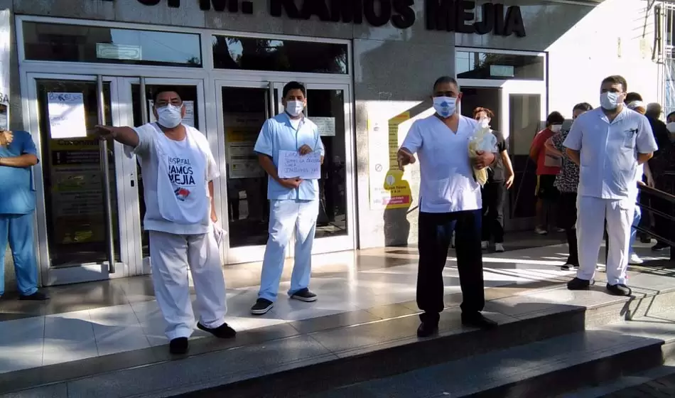 Trabajadores del Hospital Ramos Mejía, otro sector marginado por el Gobierno porteño 3 Hospital Ramos Mejía