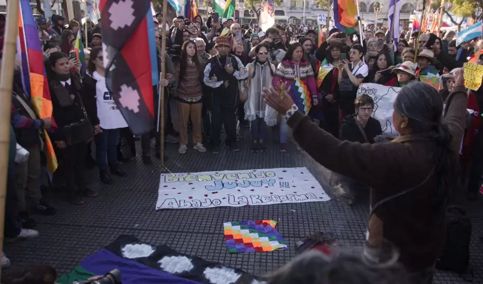 El Tercer Malón de la Paz atravesó el país para llevar su lucha a Buenos Aires 3 Pedro Ramos 3 nota
