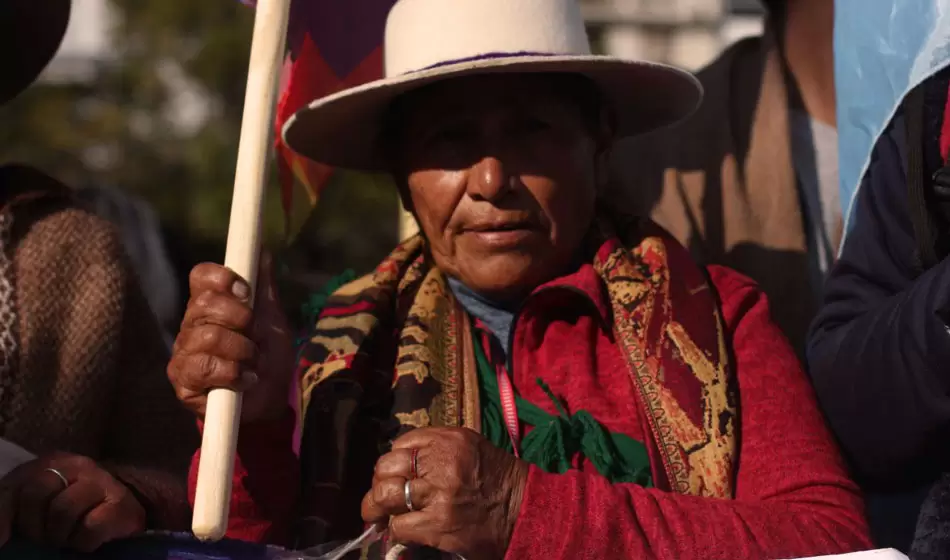 El Tercer Malón de la Paz atravesó el país para llevar su lucha a Buenos Aires 4 Tercer Malón de la Paz en Buenos Aires