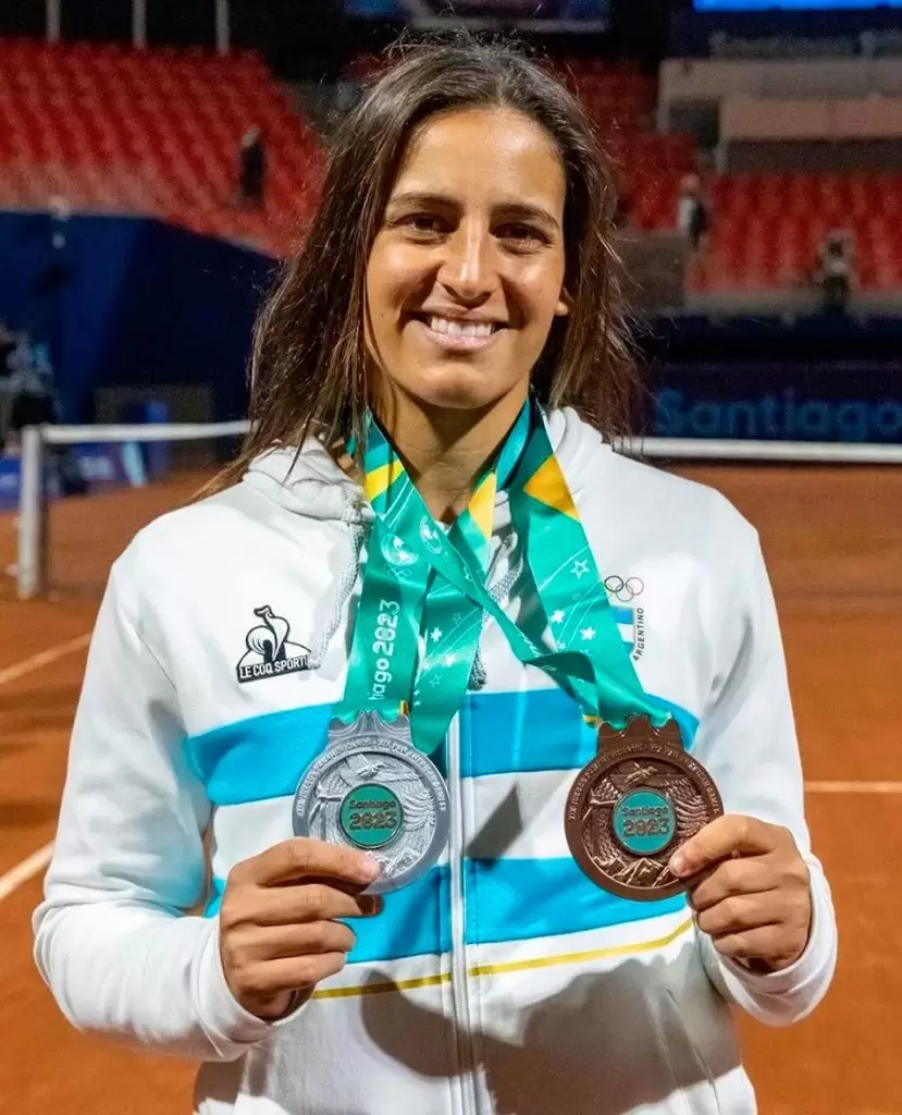 Lourdes Carlé, la tenista argentina que con perseverancia y talento llegó al top 100 3 Creditos Region Web