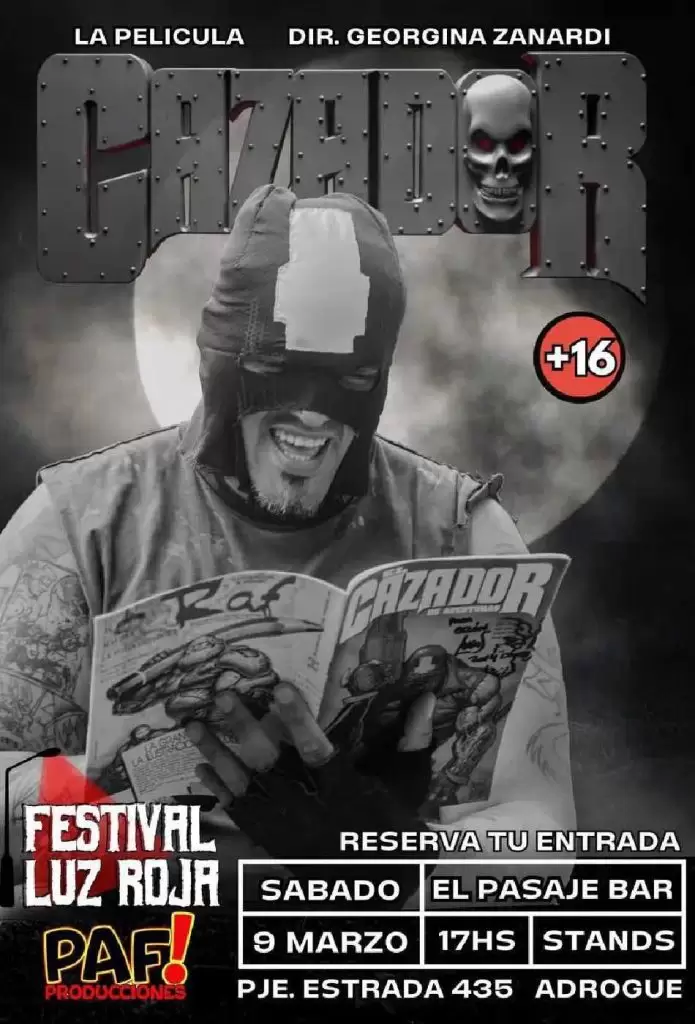 “El Cazador”, un film clásico del cómic, invade el Festival Luz Roja en Adrogué 2 Foto1 a 1