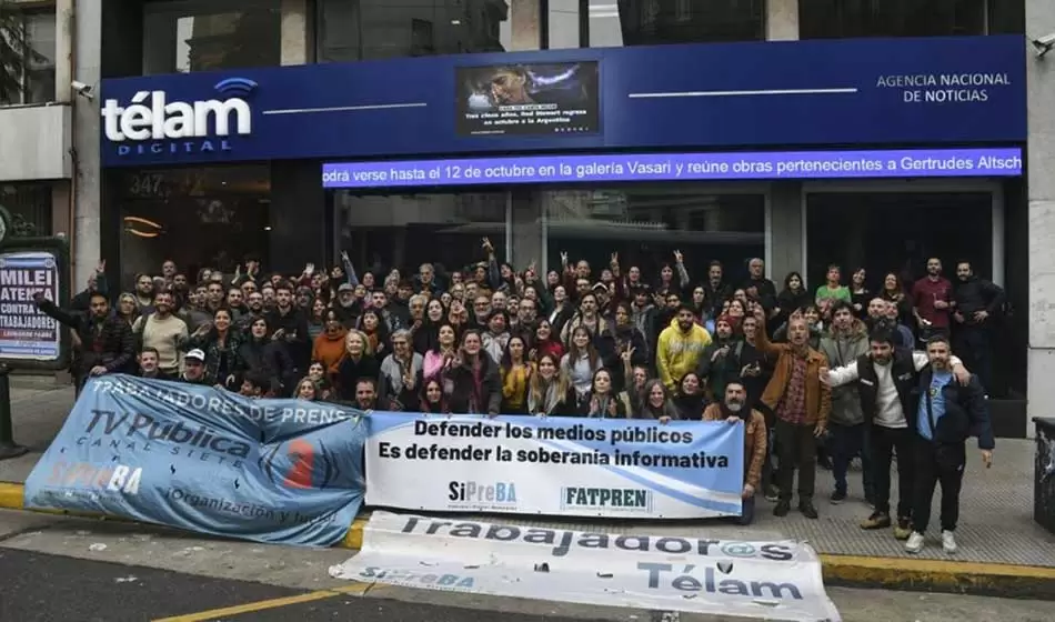 Sin tiempo para celebraciones, Télam continúa con su plan de lucha y resistencia 1 Télam