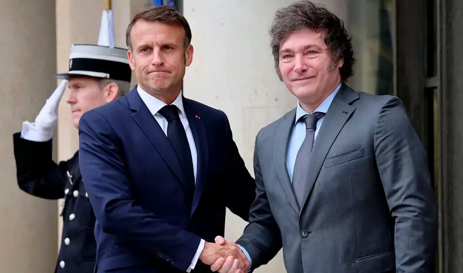 Milei arribó a Francia: cómo fue la reunión con Macron, en medio de la apertura de los JJ.OO. 1 Milei