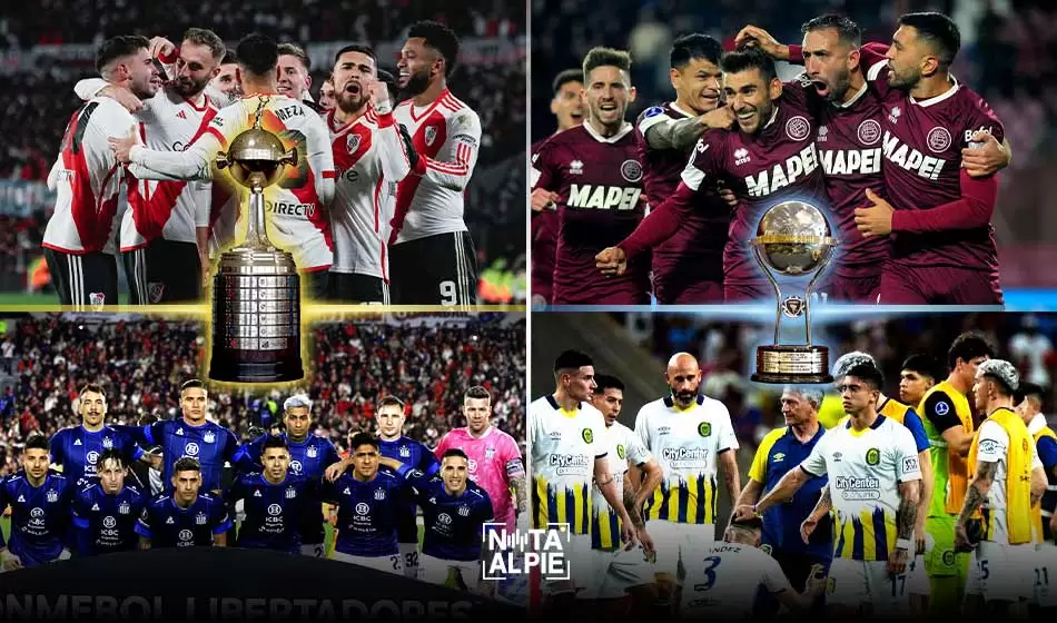 Copas Internacionales: River junto a Lanús continúan en competencia, Talleres y Rosario Central se despidieron con derrotas 1 river
