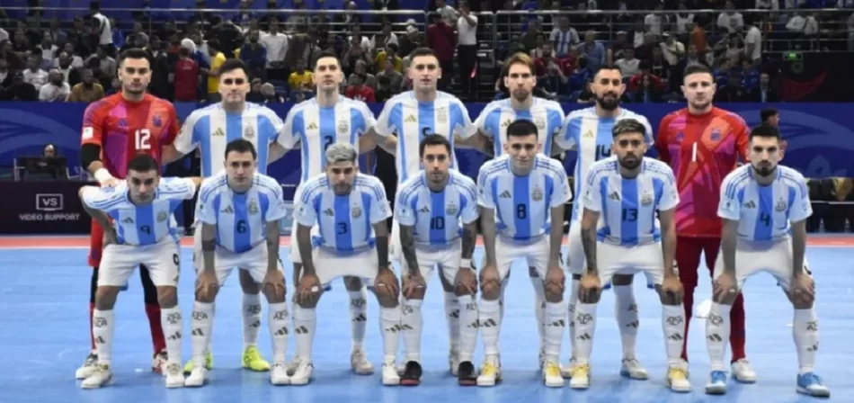 Con la frente en alto: Argentina, subcampeón del Mundial de Futsal 2 Argentina