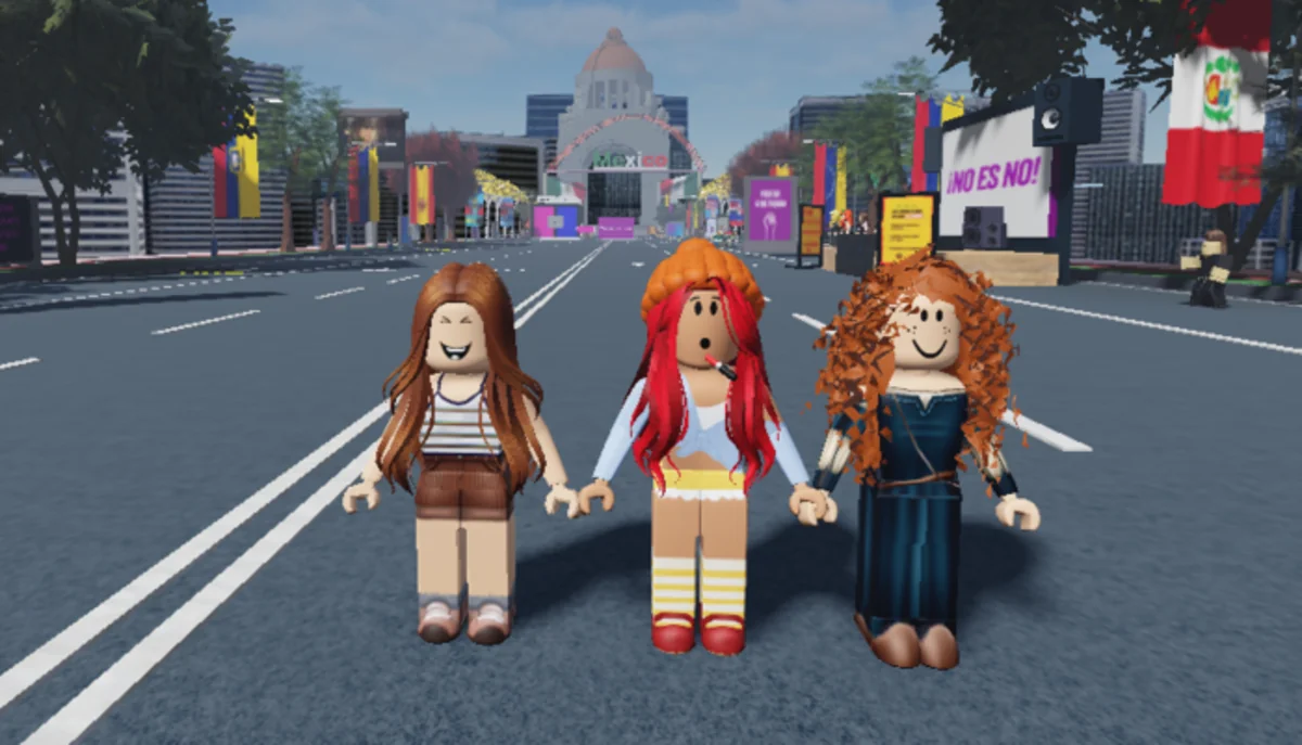 Del asfalto al metaverso: la marcha virtual del 8M en Roblox 3 Roblox