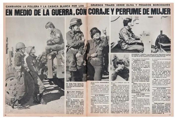 A 43 años del inicio de la Guerra de Malvinas, ¿cuál fue el rol de las mujeres? 3 Primer grupo de enfermeras de la Fuerza Aerea