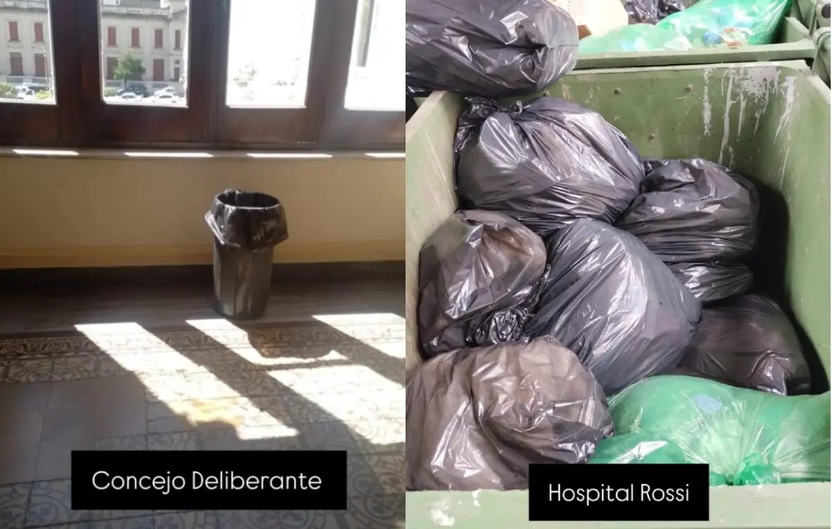 ¿Se separan los residuos sólidos urbanos en los edificios públicos platenses? 2 residuos