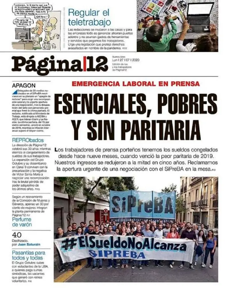 Página 12: Un diario alejado del periodismo 2 Página 12