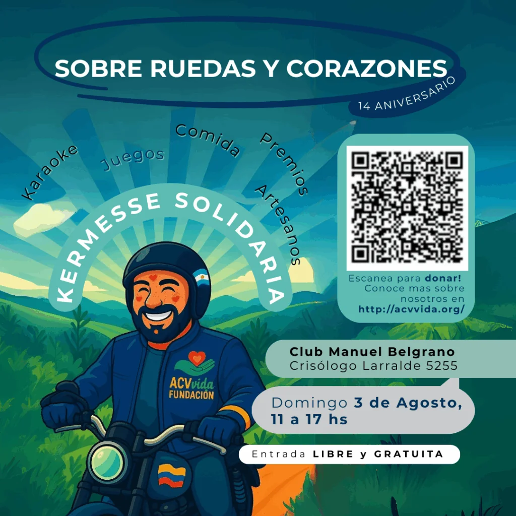 Celebración solidaria: la Fundación ACV Vida celebra 14 años con una kermesse abierta 2 kermese280725000