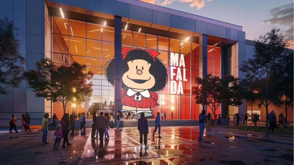 Mafalda sale del papel: la mayor muestra inmersiva del revuelo cultural llega a Buenos Aires 2 MafaldaInmersiva Carrousel 1 1024x574 1